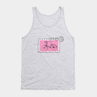 London Stamp with Bicycle Tank Top